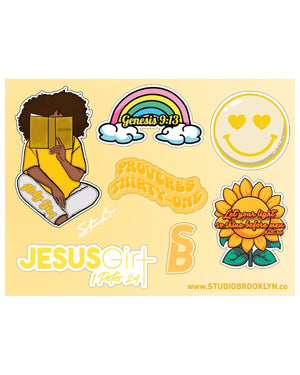 Jesus Girl Sticker Sheet